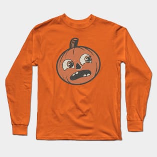 Vintage Spooky Pumpkin Long Sleeve T-Shirt